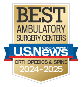 A U.S. News & World Report Best Ambulatory Surgery Center!